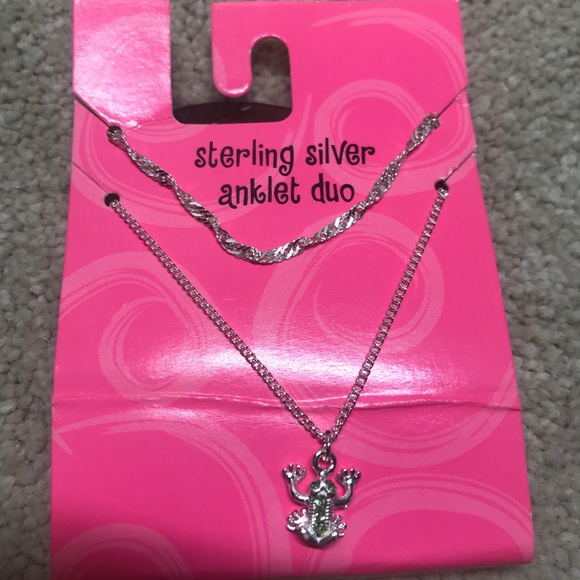 Other - 🚫SOLD!!🚫 Sterling Silver Anklet Duo